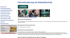 Desktop Screenshot of fahrradcodierung.com